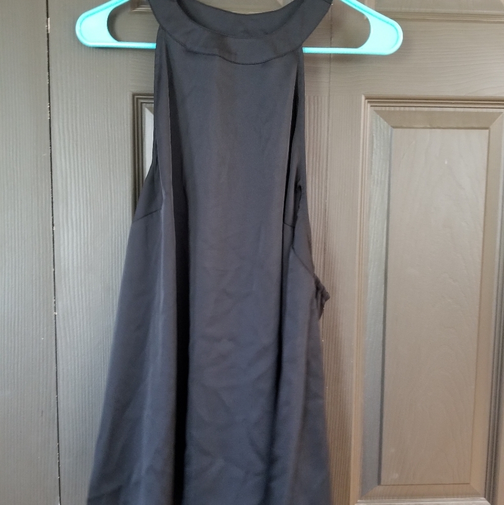High neck evening top